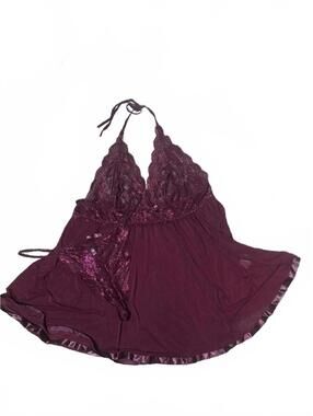 Avidlove Women Plus Size Babydoll Lingerie Lace Chemise Mesh Sleepwear 20W